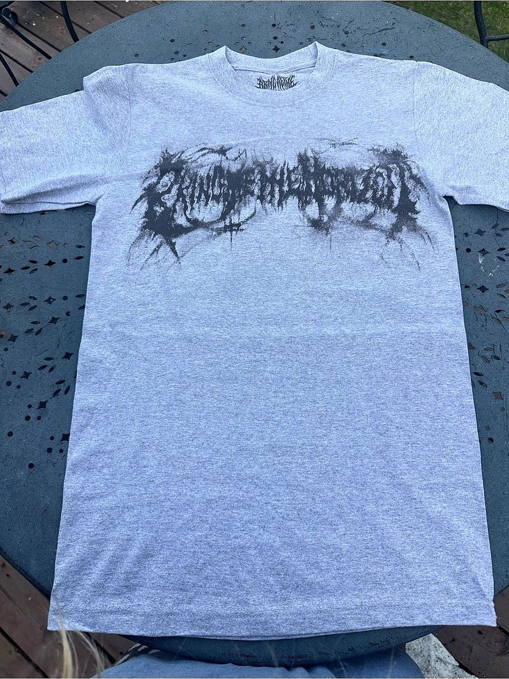 Bring Me The Horizon Spray Hex Grey T-Shirt